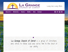 Tablet Screenshot of lagrangecoc.com